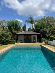 Pool House in Marbella Spain