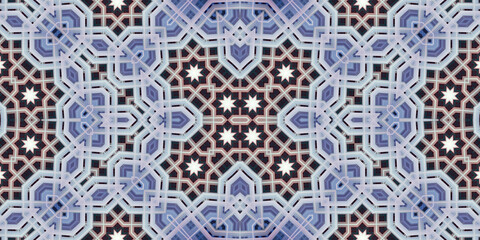 Seamless abstract pattern. The texture of the pattern is symmetrical. Endless pattern