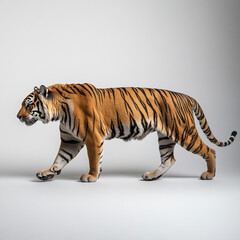 Obraz premium tiger on white