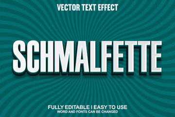 Fully Editable 3D Vector Text Effect