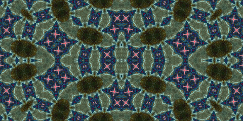 Seamless abstract pattern. The texture of the pattern is symmetrical. Endless pattern
