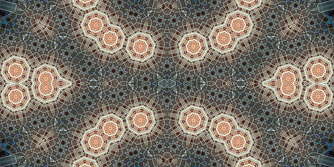 Seamless abstract pattern. The texture of the pattern is symmetrical. Endless pattern