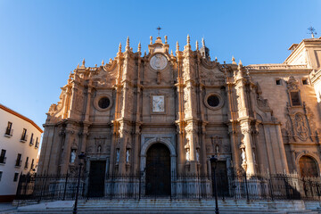 Intricate Details of a Grand Entrance Gate at Guadix Cathedral