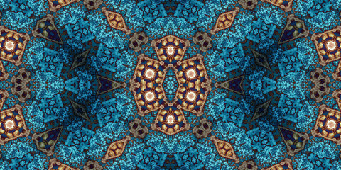 Seamless abstract pattern. The texture of the pattern is symmetrical. Endless pattern