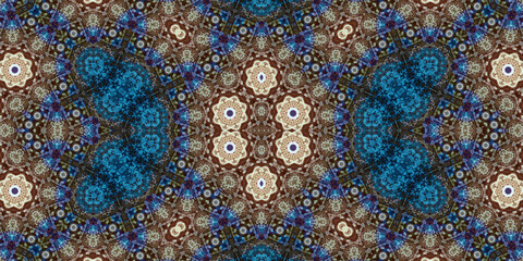 Seamless abstract pattern. The texture of the pattern is symmetrical. Endless pattern