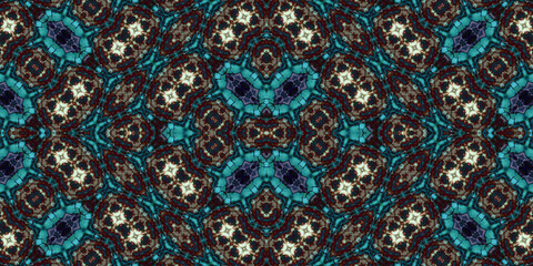 Seamless abstract pattern. The texture of the pattern is symmetrical. Endless pattern