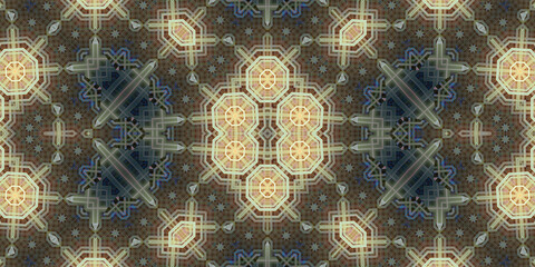Seamless abstract pattern. The texture of the pattern is symmetrical. Endless pattern