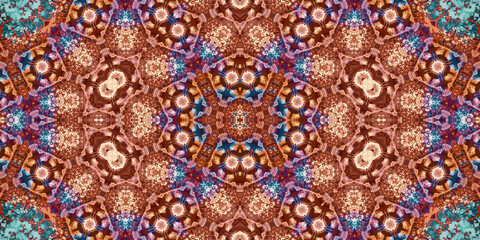 Seamless abstract pattern. The texture of the pattern is symmetrical. Endless pattern