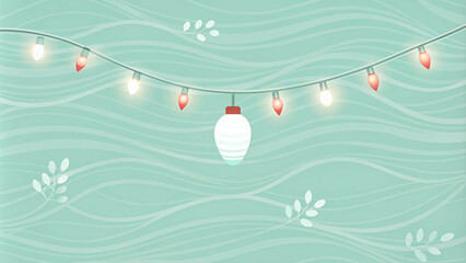 Simple, cozy background with holiday colors, soft lights, and space for overlay text, ideal for inspirational holiday quotes on social media