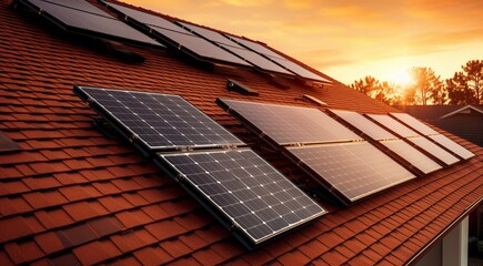 solar panels in the nature, close-up of solar panels, solar panels background, panoramic view of solar panels