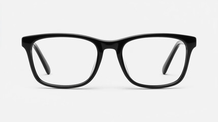 Fototapeta premium Modern Black Eyeglasses Fashionable Eye Wear Optical Frame