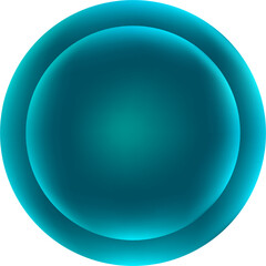 Teal Background, Product display Sphere, blue glass sphere