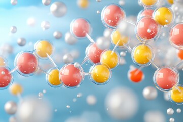 Colorful metabolic diagram illustrating anabolic and catabolic reactions with arrows showing energy flow