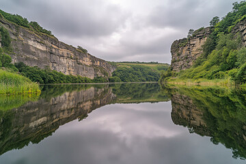 lake in the mountains