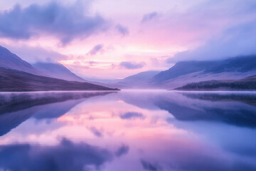 Fototapeta premium lake in the mountains