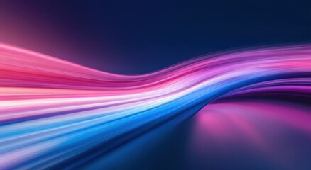 Naklejka premium Vibrant abstract background with dynamic light trails