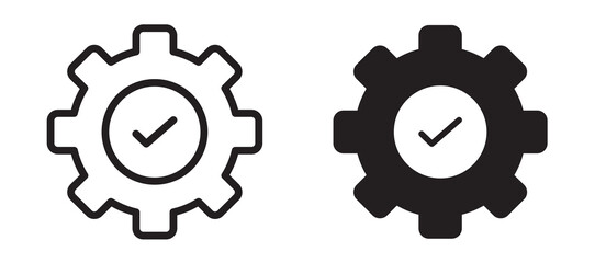 Execution vector icon.