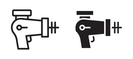 Laser gun vector icon.