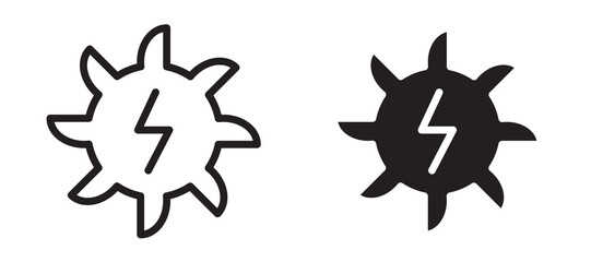 Hydro power vector icon.