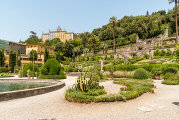 Historic Garden Garzoni in Collodi, in the municipality of Pescia, province of Pistoia, Tuscany, Italy.