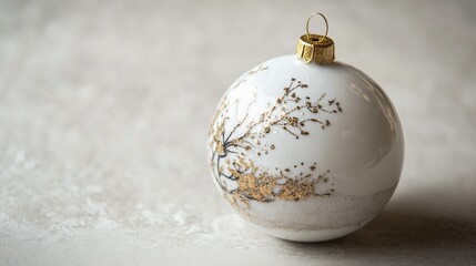 A hand-made Christmas bauble
