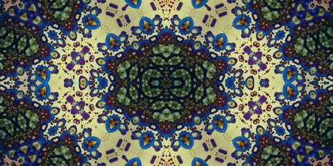 Seamless abstract pattern. The texture of the pattern is symmetrical. Endless pattern