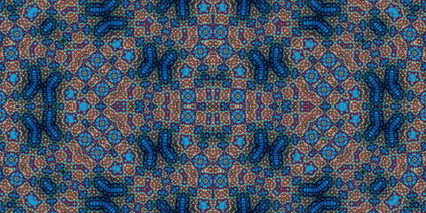 Seamless abstract pattern. The texture of the pattern is symmetrical. Endless pattern