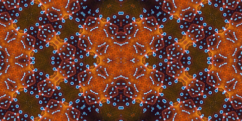 Seamless abstract pattern. The texture of the pattern is symmetrical. Endless pattern
