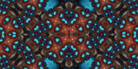 Seamless abstract pattern. The texture of the pattern is symmetrical. Endless pattern