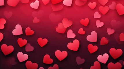 Romantic valentine's day heart background for cards and posters