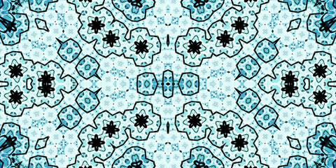 Seamless abstract pattern. The texture of the pattern is symmetrical. Endless pattern