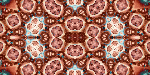 Seamless abstract pattern. The texture of the pattern is symmetrical. Endless pattern