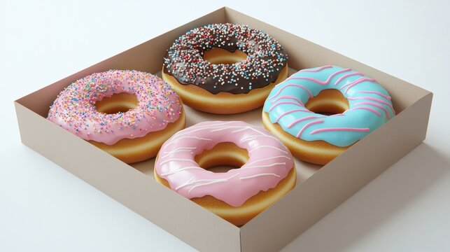 A box of doughnuts