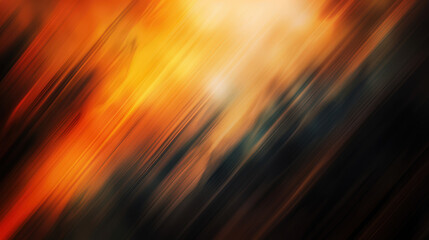 abstract blurred background with colorful stripes, orange black