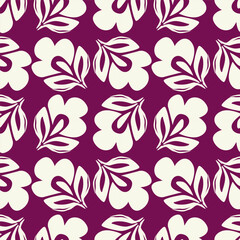 flower pattern floral seamless nature illustration vector