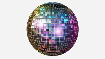 Obraz premium Vibrant disco ball 