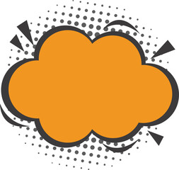 Sticker comic halftone