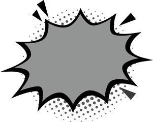 Sticker comic halftone