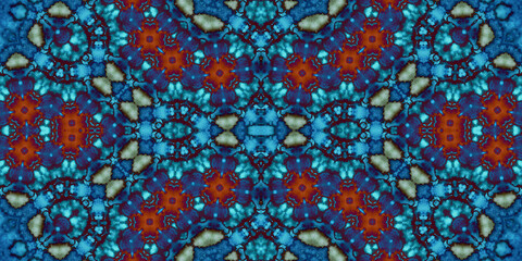 Seamless abstract pattern. The texture of the pattern is symmetrical. Endless pattern