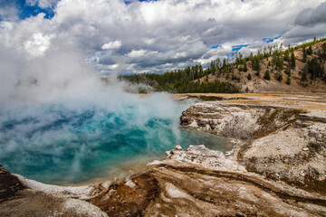 Yellowstone hot springs