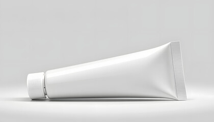Mockup product package tube container design isolated with white highlights, png