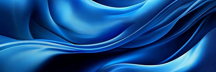 Obraz premium Abstract Blue Fabric Texture Background - Minimalist Design