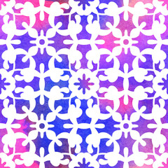 stylized ethnic pattern.