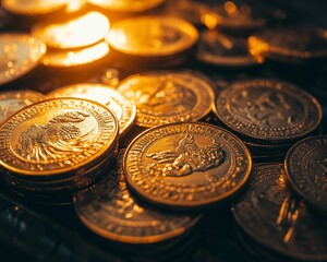 stack of gold coins