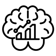 Business Intelligence vector icon style