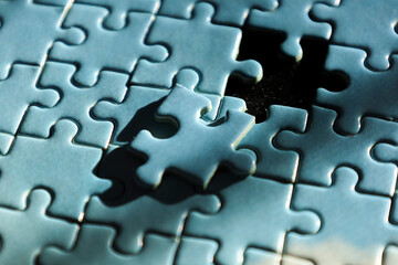 Puzzle about to be completed