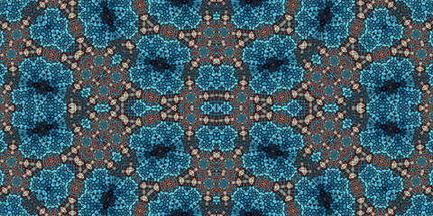 Seamless abstract pattern. The texture of the pattern is symmetrical. Endless pattern