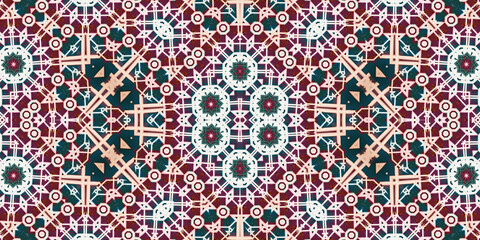 Seamless abstract pattern. The texture of the pattern is symmetrical. Endless pattern
