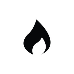 Fire flame icon. Website page and mobile app design vector element.