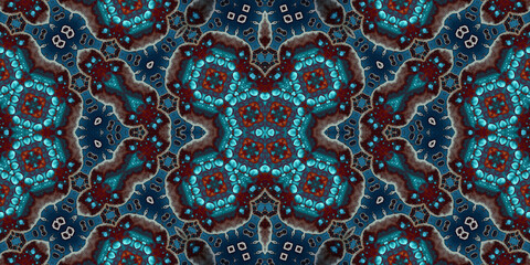 Seamless abstract pattern. The texture of the pattern is symmetrical. Endless pattern